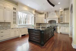 Island Orange County CA Granite kitchen - Orange County RTA Cabinet Sales