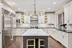 Orange County CA marble kitchen RTA Cabinet Sales